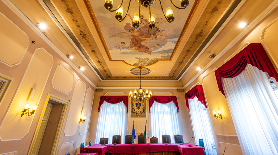 fotografia della sala comunale